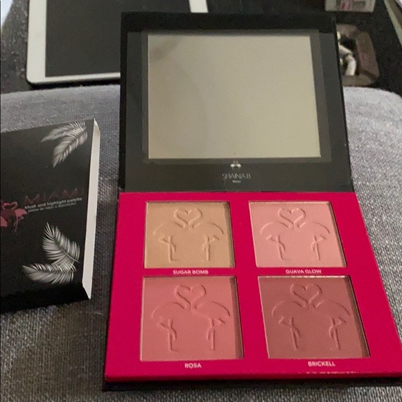 Shaina B. Miami blush and highlight palette. - Picture 3 of 4